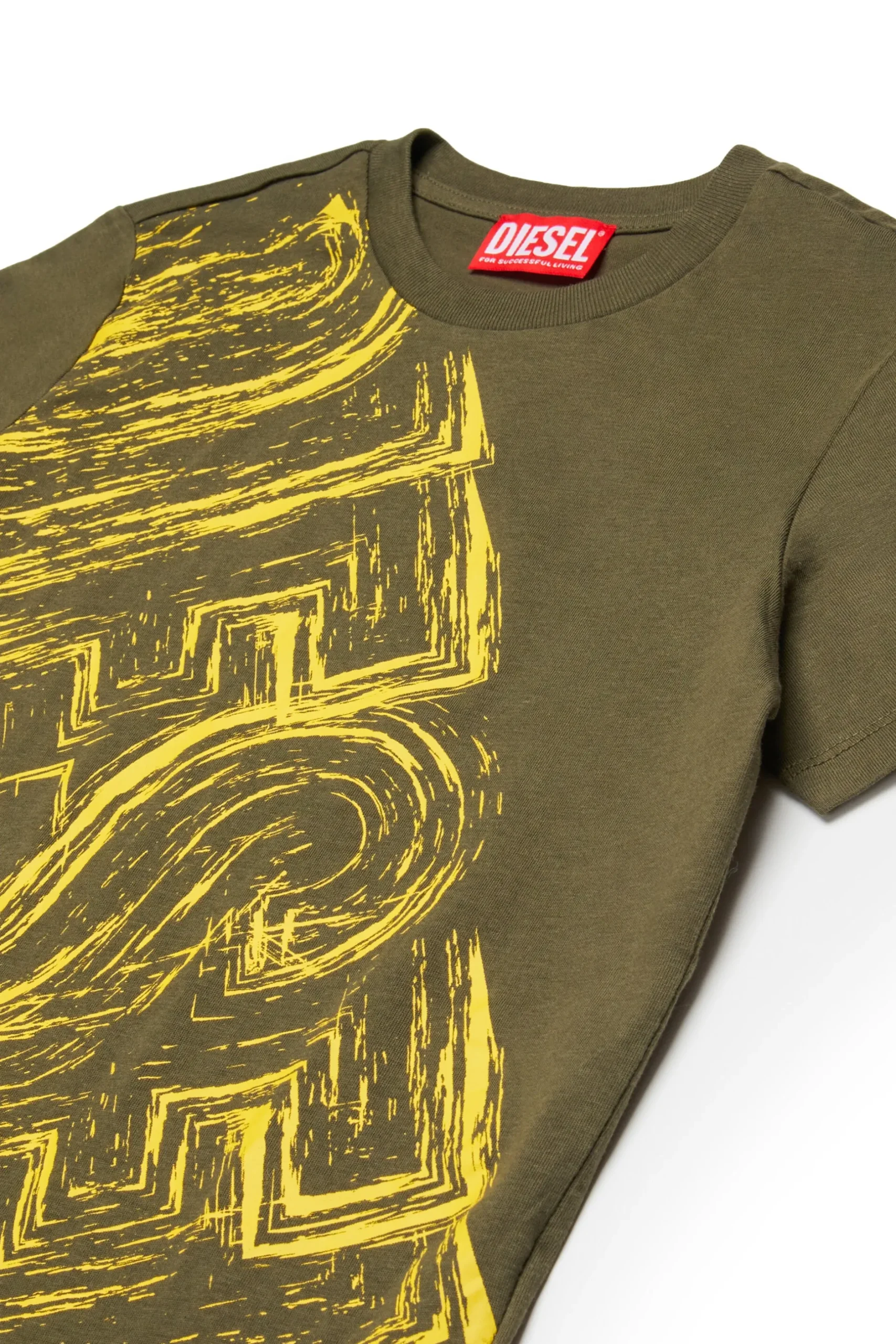 DIESEL T-shirt in jersey con logo sbiadito | Bambino T-Shirts | T-Shirts