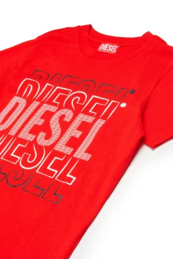 DIESEL T-shirt in jersey con logo | Bambino T-Shirts | T-Shirts