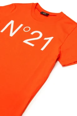 N°21 T-shirt in jersey con logo | Bambino T-Shirts | Activewear