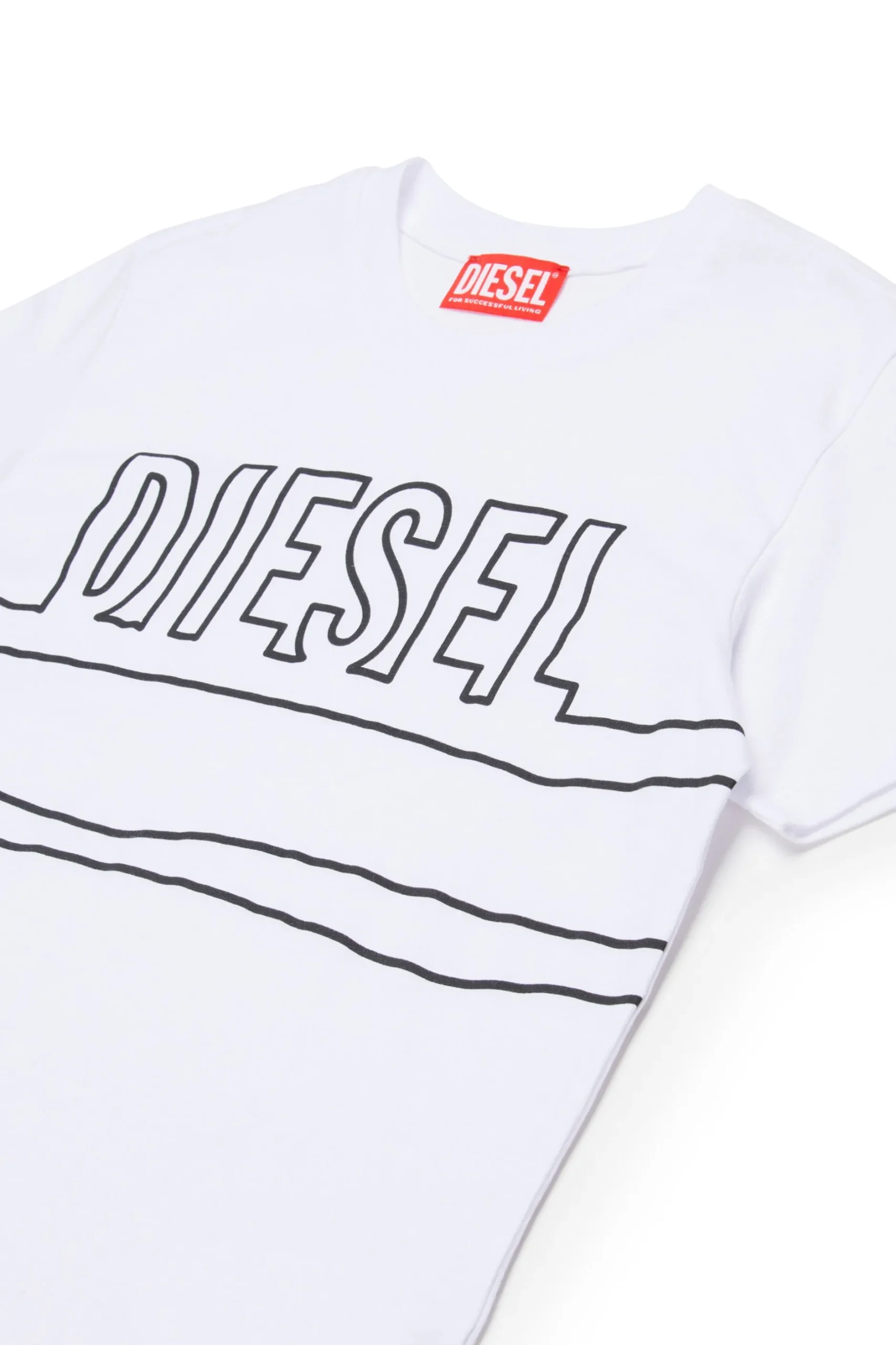 DIESEL T-shirt in jersey con logo | Bambino T-Shirts | T-Shirts