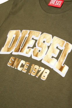 DIESEL T-shirt in jersey con logo | Bambino T-Shirts | T-Shirts
