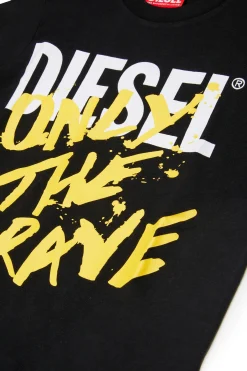 DIESEL T-shirt in jersey con logo Only the Brave | Bambino T-Shirts | T-Shirts