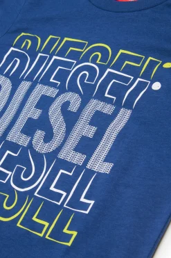 DIESEL T-shirt in jersey con logo | Bambino T-Shirts | T-Shirts