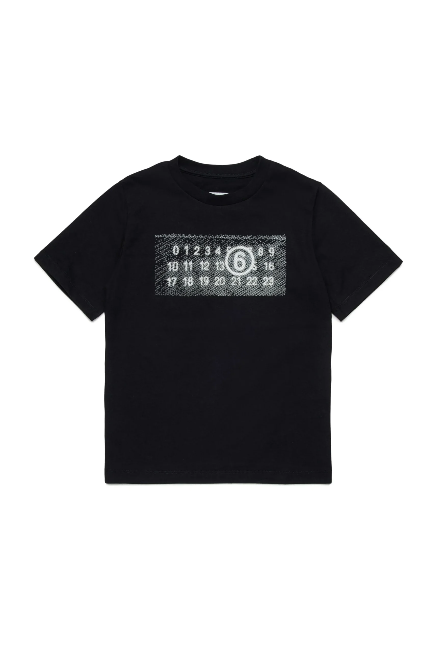 MM6 MAISON MARGIELA T-shirt in jersey con Numeric Logo Pixel | Bambino T-Shirts | Logomania