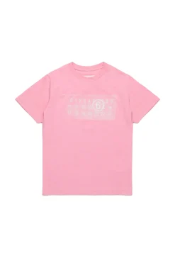 MM6 MAISON MARGIELA T-shirt in jersey con Numeric Logo Pixel | Bambino T-Shirts | Logomania
