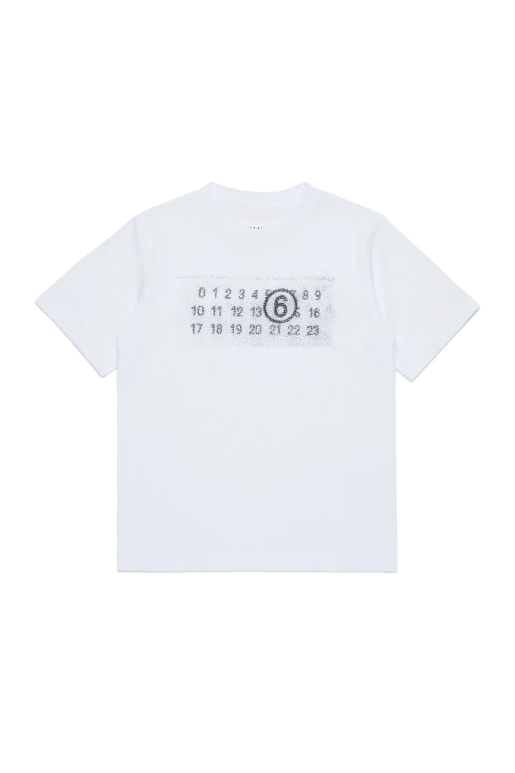 MM6 MAISON MARGIELA T-shirt in jersey con Numeric Logo Pixel | Bambino T-Shirts | Logomania