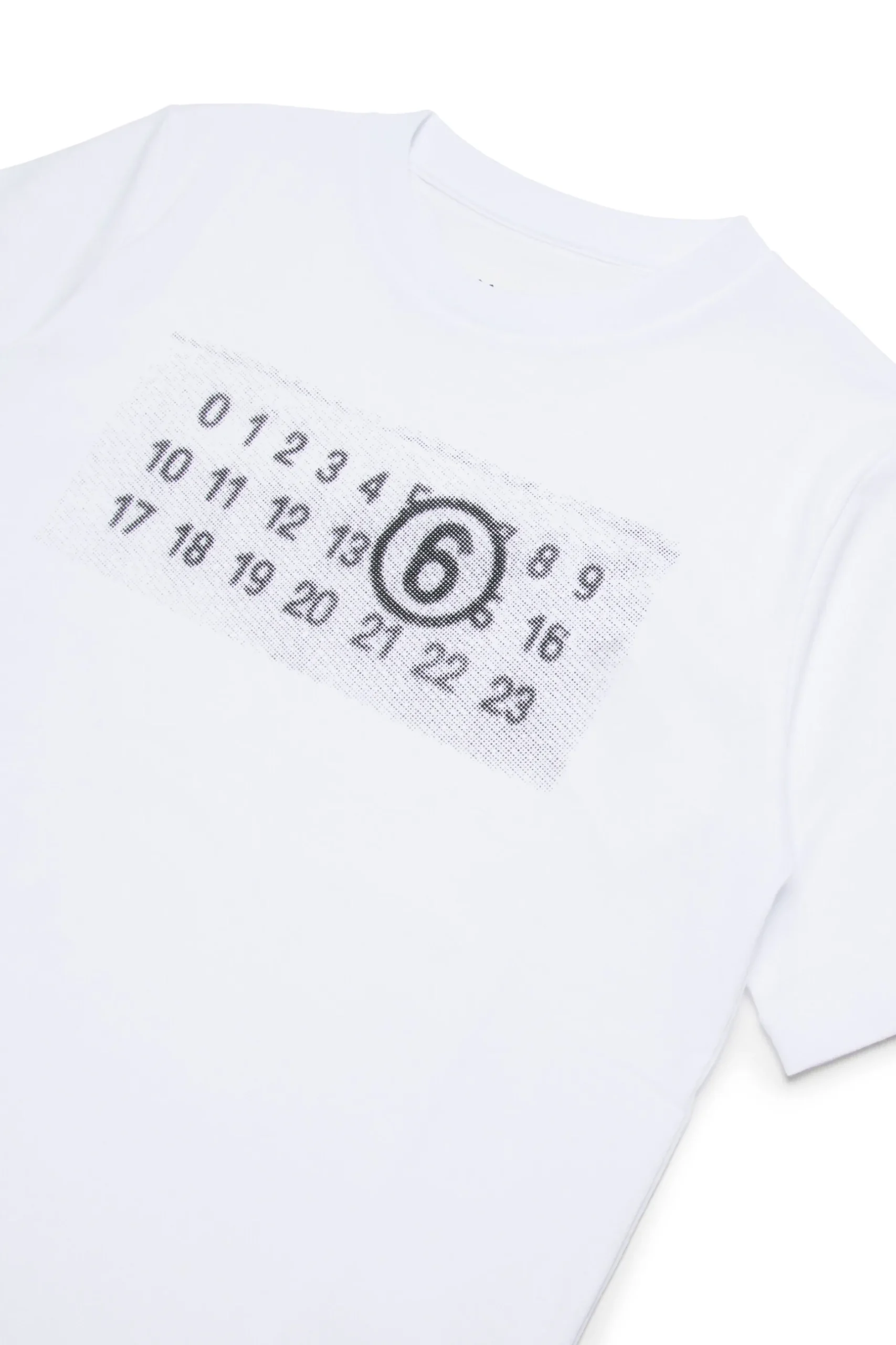 MM6 MAISON MARGIELA T-shirt in jersey con Numeric Logo Pixel | Bambino T-Shirts | Logomania