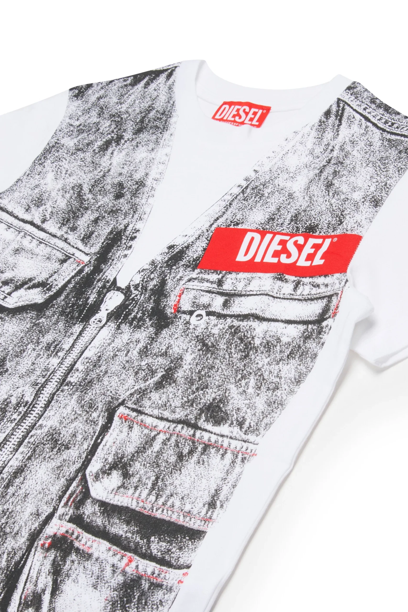 DIESEL T-shirt in jersey con stampa digitale | Bambino T-Shirts | T-Shirts
