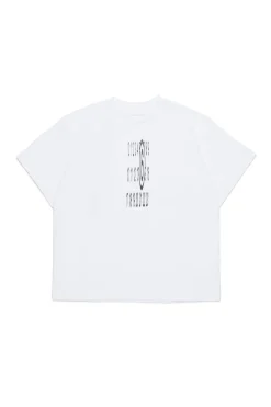 MM6 MAISON MARGIELA T-shirt in jersey con Stretched logo | Bambino T-Shirts | Logomania