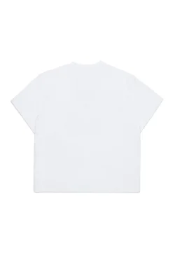 MM6 MAISON MARGIELA T-shirt in jersey con Stretched logo | Bambino T-Shirts | Logomania