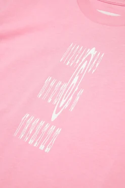 MM6 MAISON MARGIELA T-shirt in jersey con Stretched logo | Bambino T-Shirts | Logomania