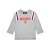 DSQUARED2 T-shirt manica lunga con inserti in nastro | T-Shirt
