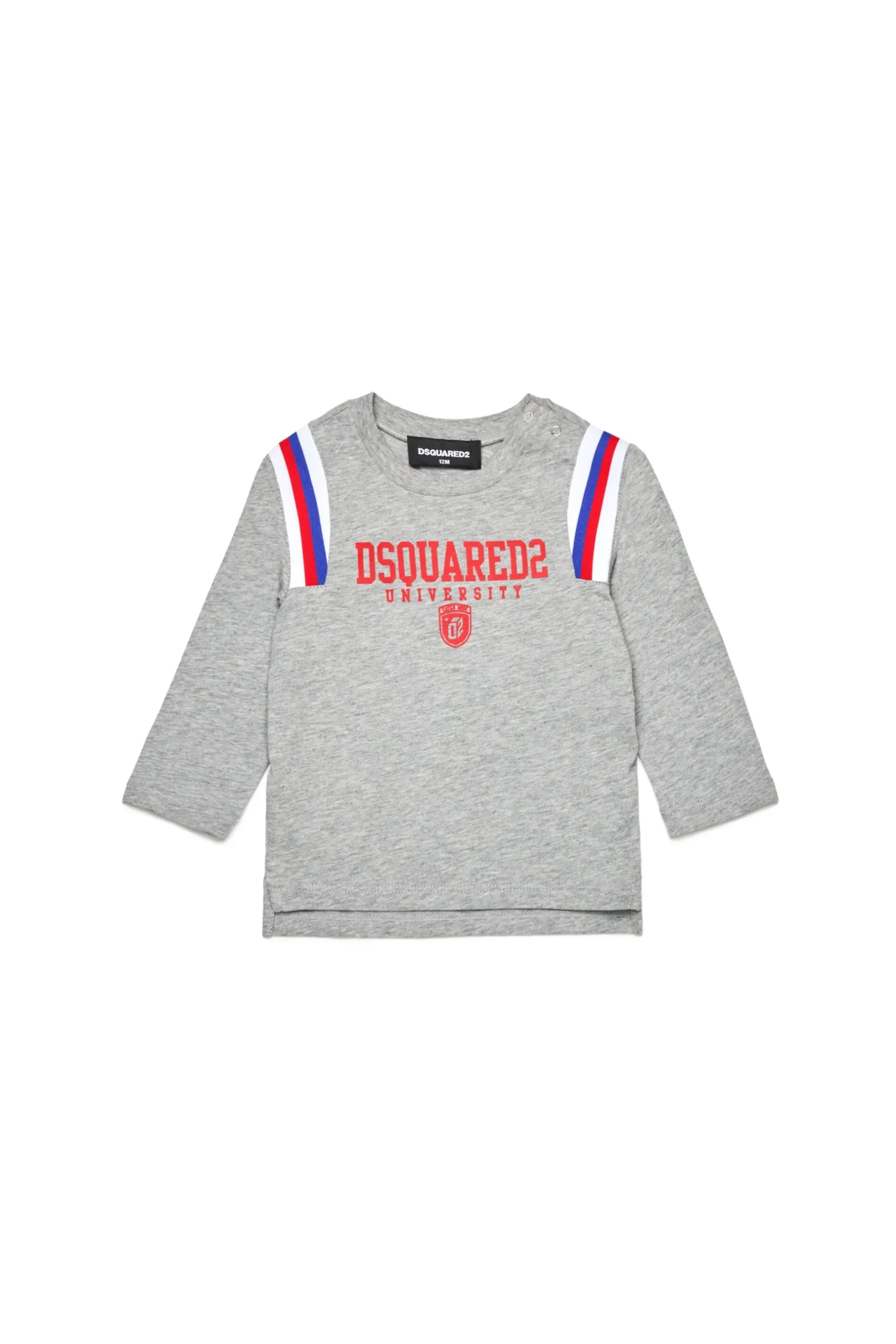DSQUARED2 T-shirt manica lunga con inserti in nastro | T-Shirt