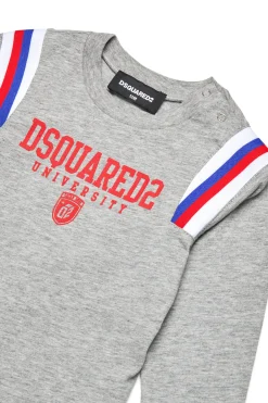 DSQUARED2 T-shirt manica lunga con inserti in nastro | T-Shirt