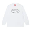DIESEL T-shirt manica lunga con logo oval D | Bambino T-Shirts
