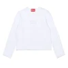 DIESEL T-shirt manica lunga con logo oval D | T-Shirts