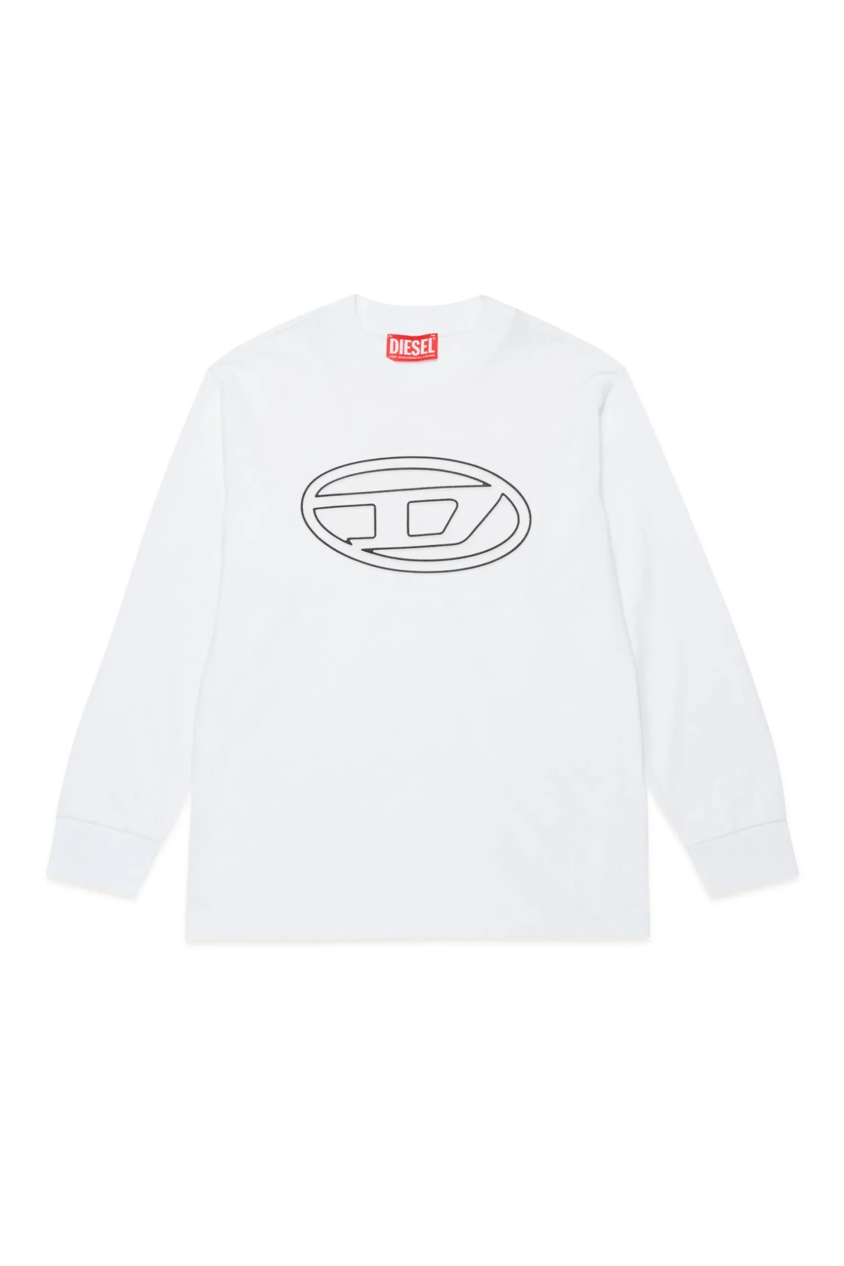 DIESEL T-shirt manica lunga con logo oval D | Bambino T-Shirts