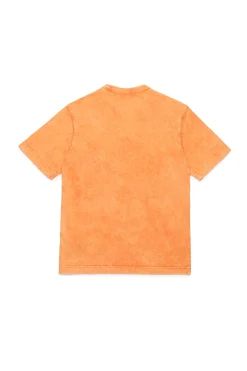 DIESEL T-shirt marmorizzata con grafica scudetto | Bambino T-Shirts