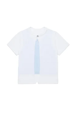 MM6 MAISON MARGIELA T-shirt re-cut con dettagli a taglio vivo | Bambino T-Shirts | T-Shirts