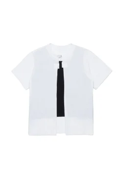 MM6 MAISON MARGIELA T-shirt re-cut con dettagli a taglio vivo | Bambino T-Shirts | T-Shirts