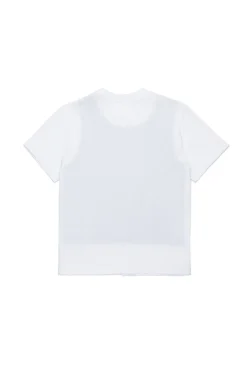MM6 MAISON MARGIELA T-shirt re-cut con dettagli a taglio vivo | Bambino T-Shirts | T-Shirts