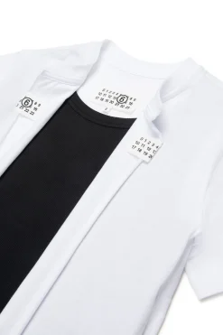 MM6 MAISON MARGIELA T-shirt re-cut con dettagli a taglio vivo | Bambino T-Shirts | T-Shirts