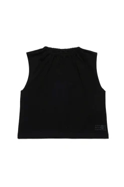 MM6 MAISON MARGIELA T-shirt smanicata con arricciature | Bambino T-Shirts | T-Shirts