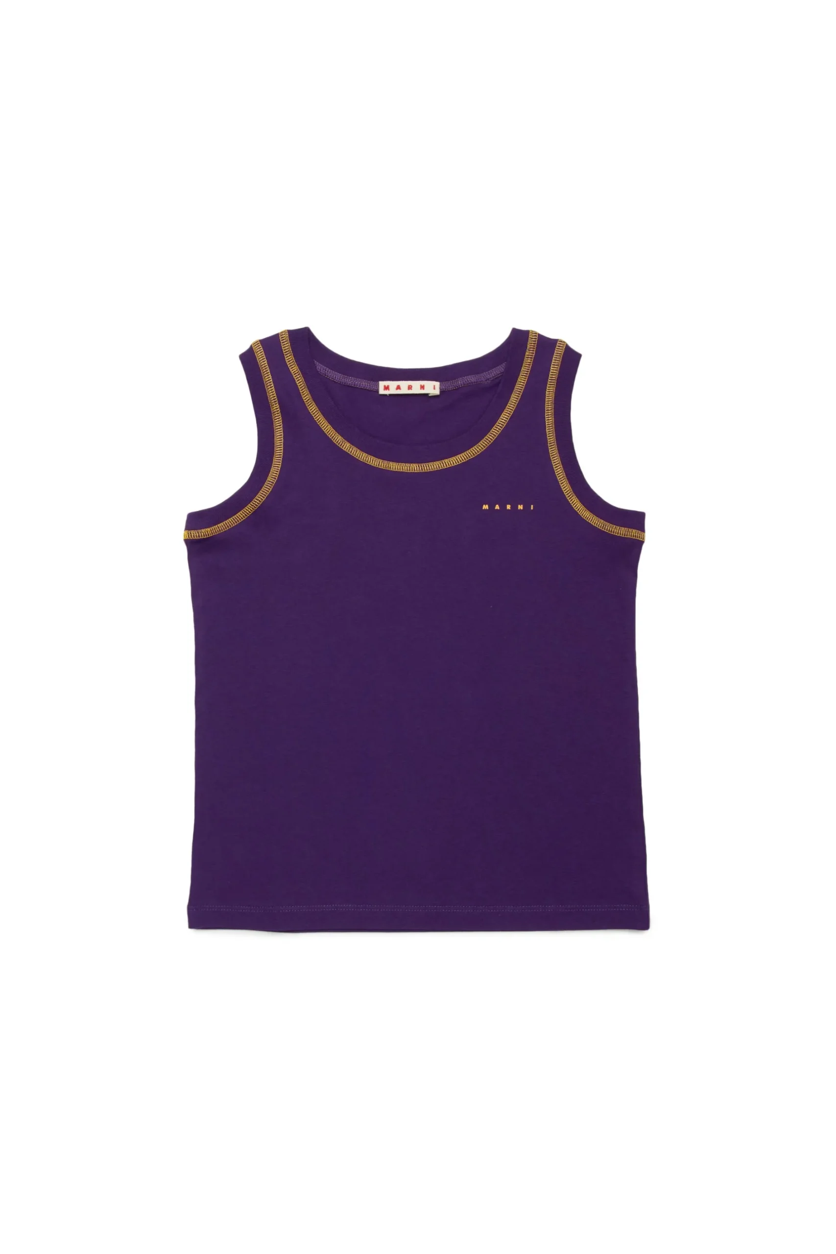 MARNI T-shirt smanicata con cuciture a contrasto | Bambino T-Shirts | Activewear