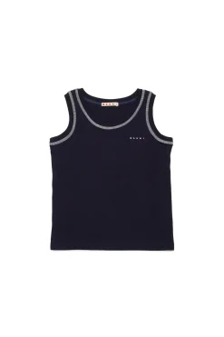 MARNI T-shirt smanicata con cuciture a contrasto | Bambino T-Shirts | Activewear