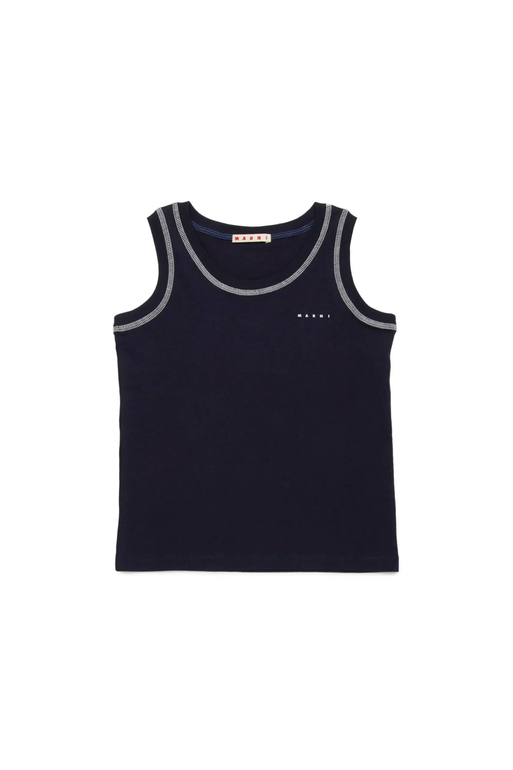 MARNI T-shirt smanicata con cuciture a contrasto | Bambino T-Shirts | Activewear