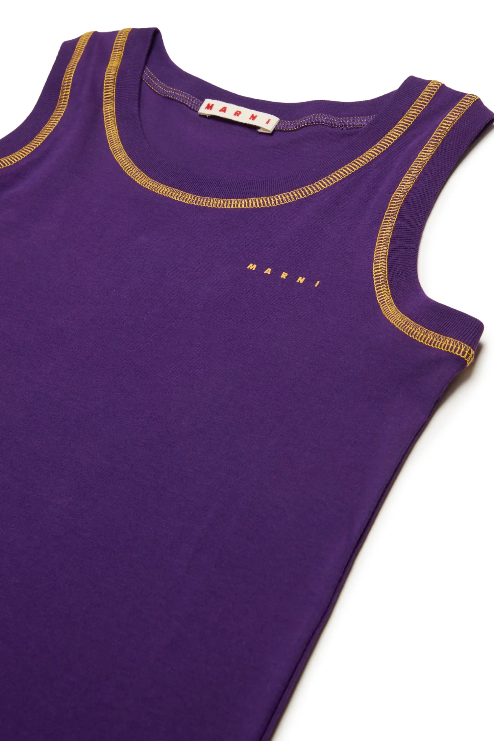 MARNI T-shirt smanicata con cuciture a contrasto | Bambino T-Shirts | Activewear