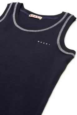 MARNI T-shirt smanicata con cuciture a contrasto | Bambino T-Shirts | Activewear