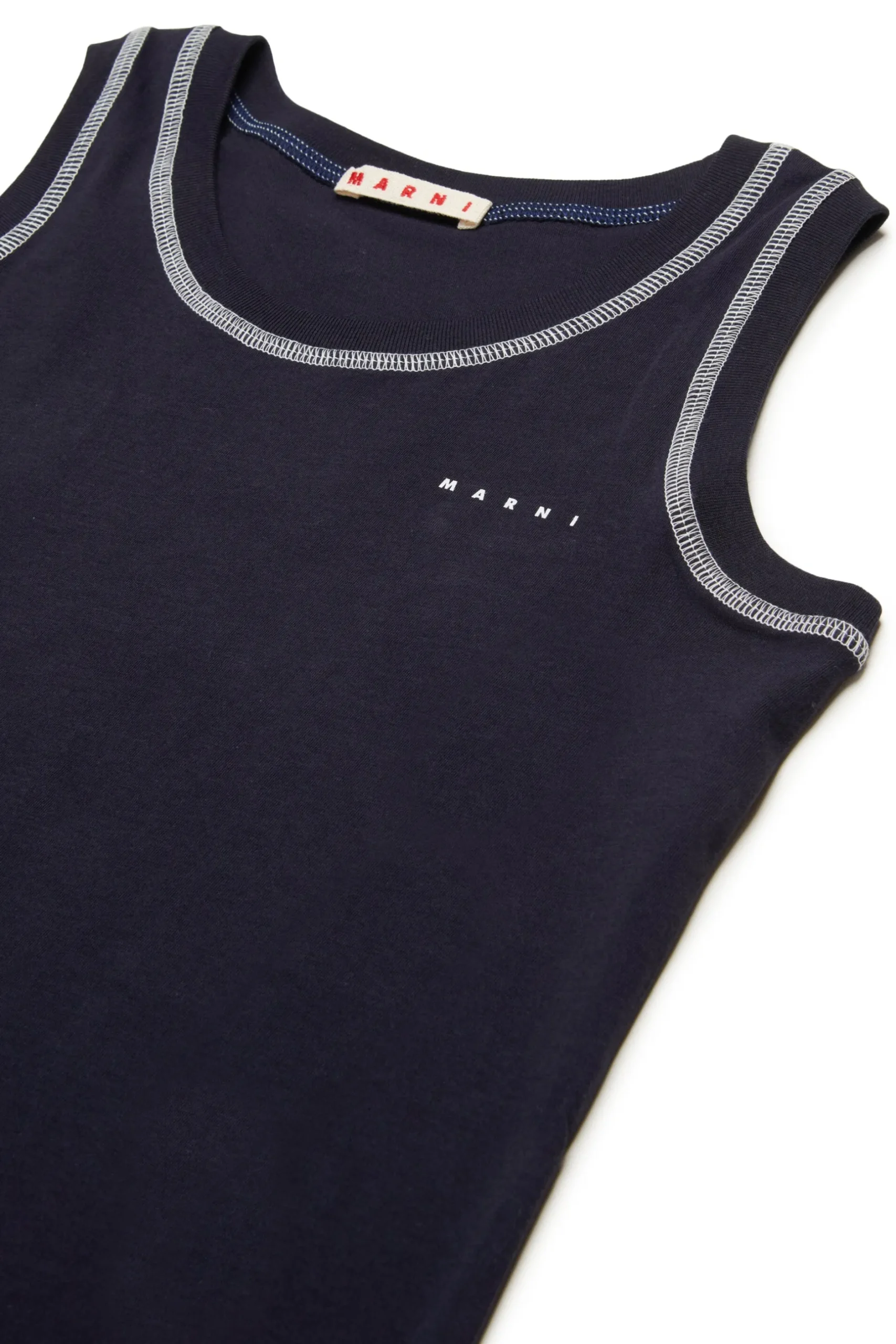 MARNI T-shirt smanicata con cuciture a contrasto | Bambino T-Shirts | Activewear