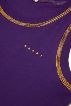MARNI T-shirt smanicata con cuciture a contrasto | Bambino T-Shirts | Activewear