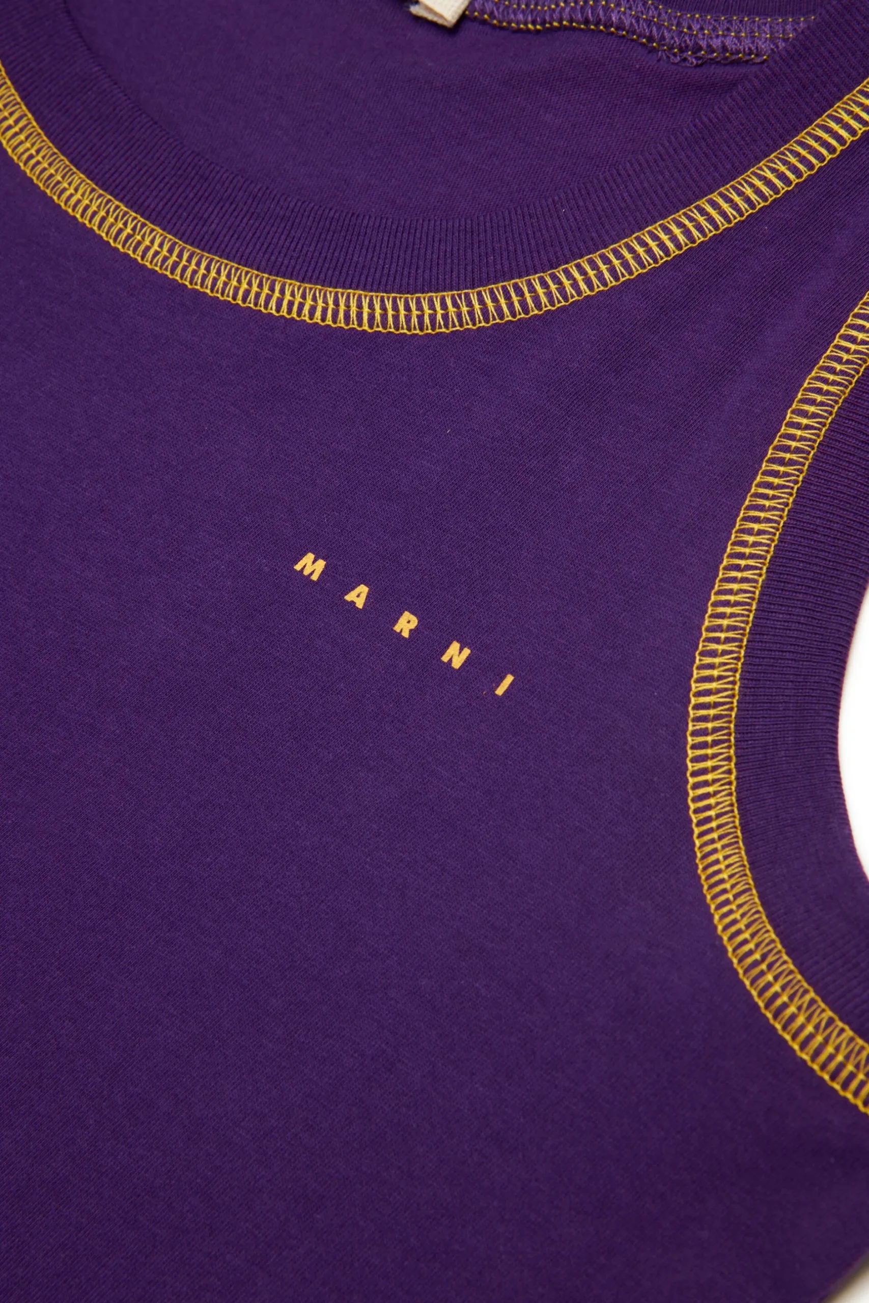 MARNI T-shirt smanicata con cuciture a contrasto | Bambino T-Shirts | Activewear