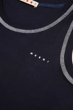 MARNI T-shirt smanicata con cuciture a contrasto | Bambino T-Shirts | Activewear