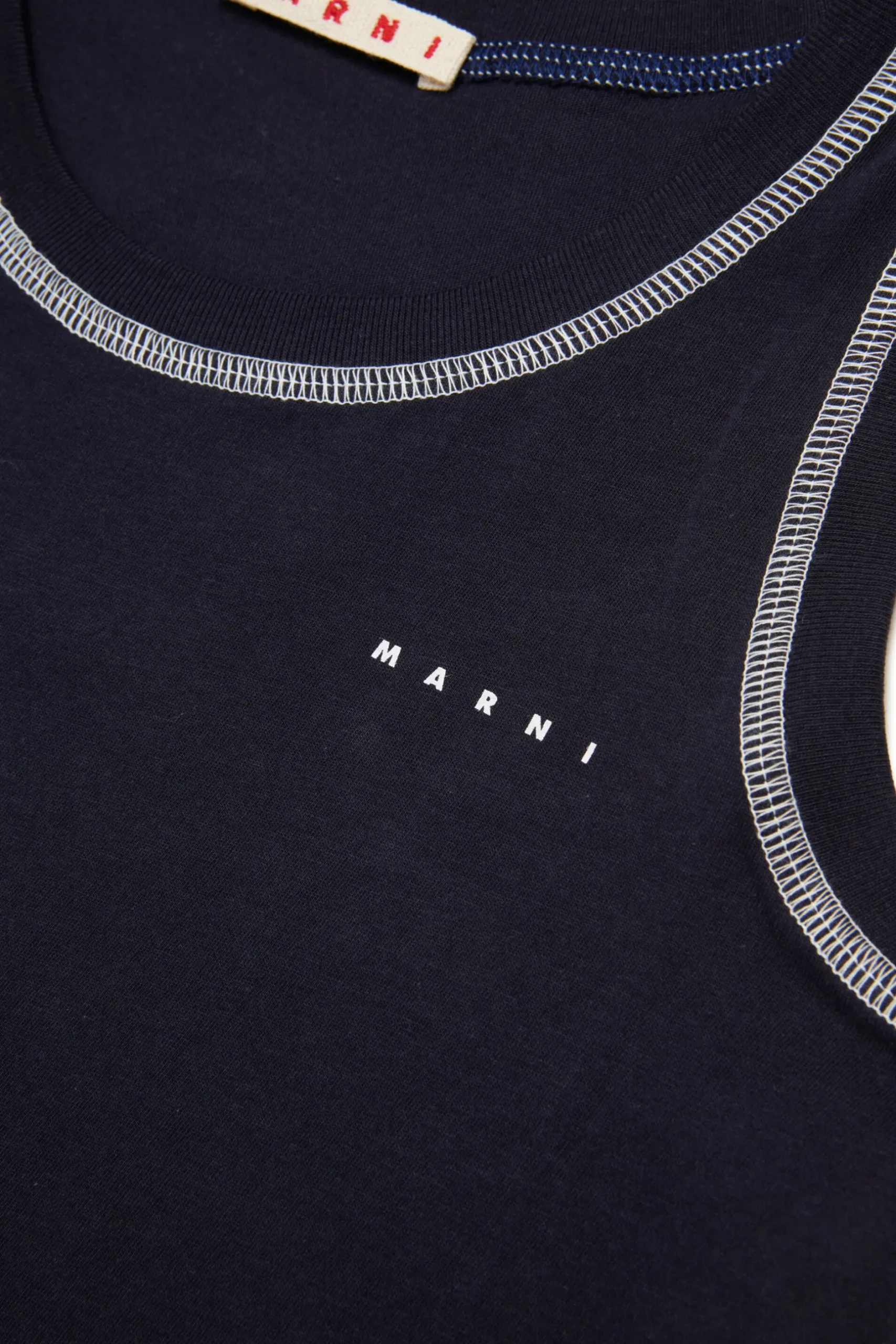 MARNI T-shirt smanicata con cuciture a contrasto | Bambino T-Shirts | Activewear