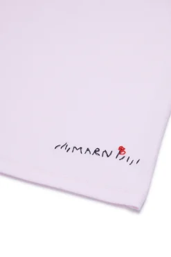 MARNI T-shirt smanicata con logo Flower | T-Shirts