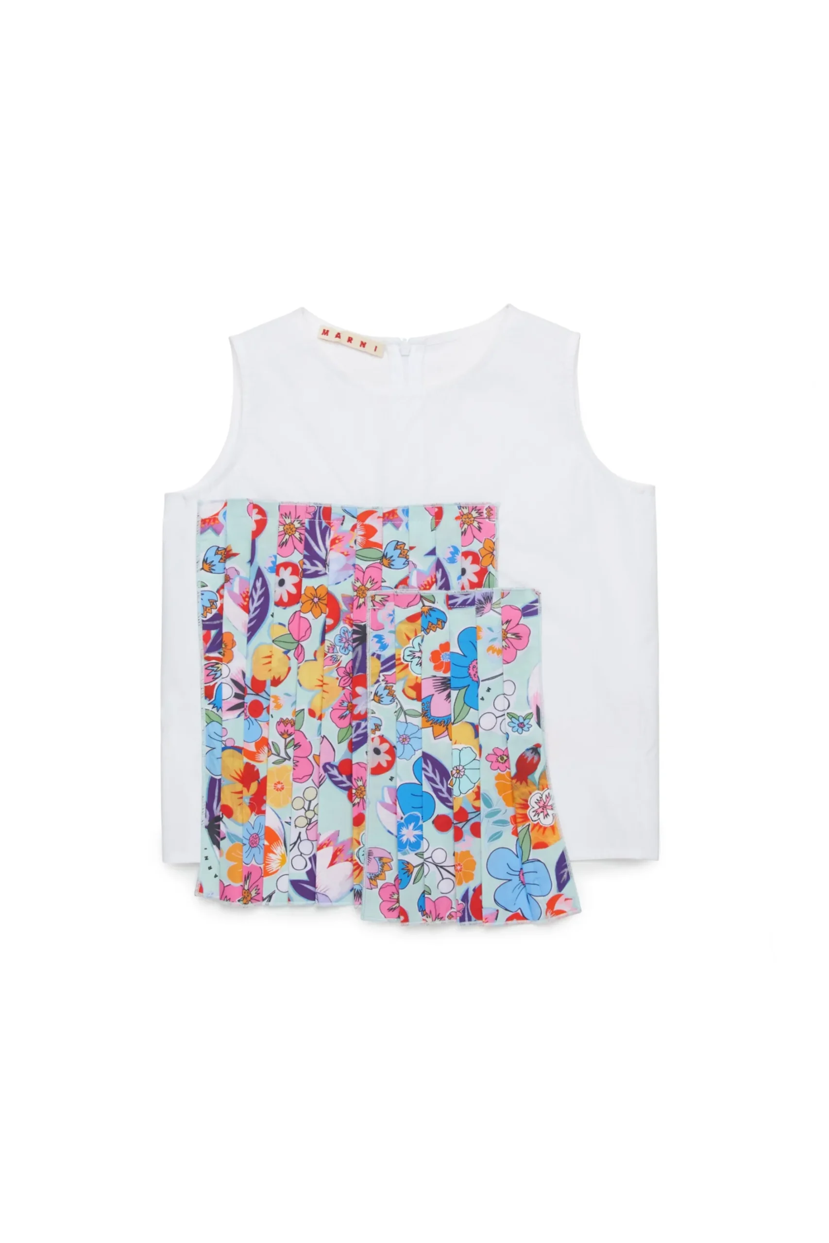MARNI T-shirt smanicata con plissé allover Holiday | Camicie
