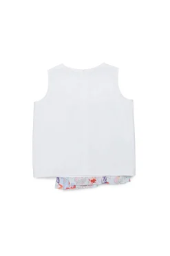 MARNI T-shirt smanicata con plissé allover Holiday | Camicie