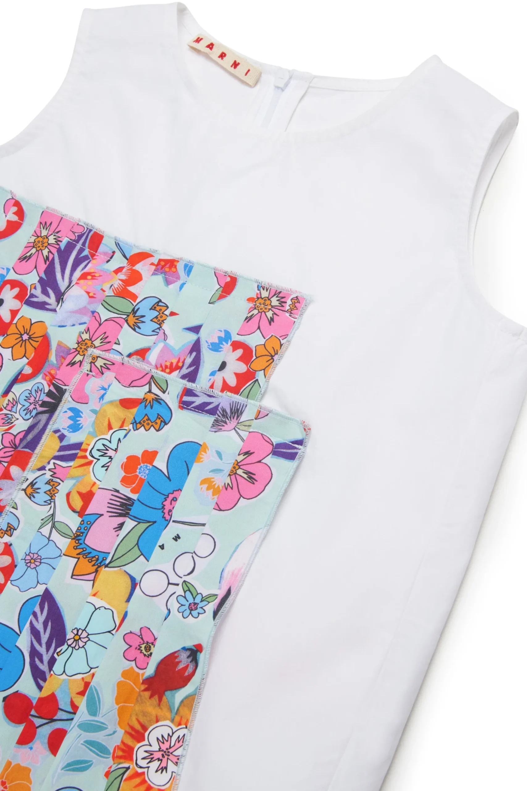 MARNI T-shirt smanicata con plissé allover Holiday | Camicie
