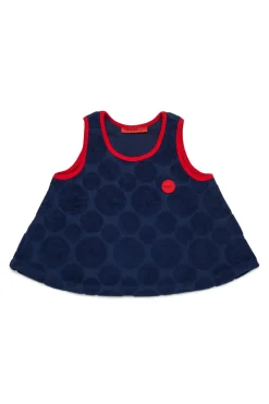 MAX&Co. T-shirt smanicata in spugna allover Polka Dots | T-Shirts