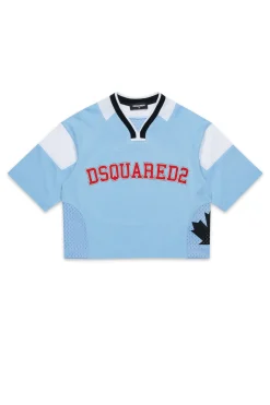 DSQUARED2 T-shirt stile basket con logo | Bambino T-Shirts | Activewear