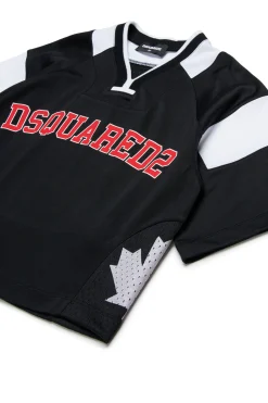 DSQUARED2 T-shirt stile basket con logo | Bambino T-Shirts | Activewear