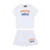 DSQUARED2 Tuta corta con grafica D2 Suburbans | Bambino Tute E Baby Set | Activewear