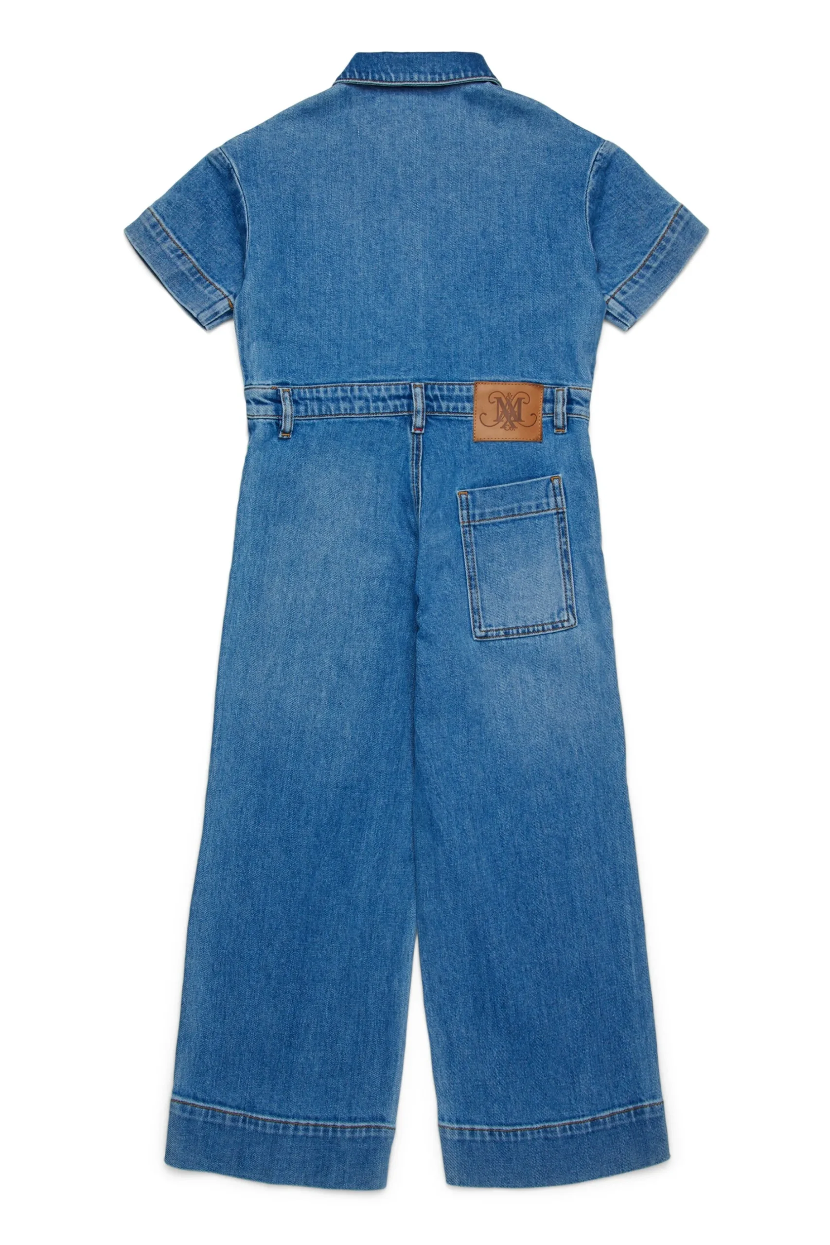 MAX&Co. Tuta in denim blu medio sfumato | Bambino Tute | Denim-Mania