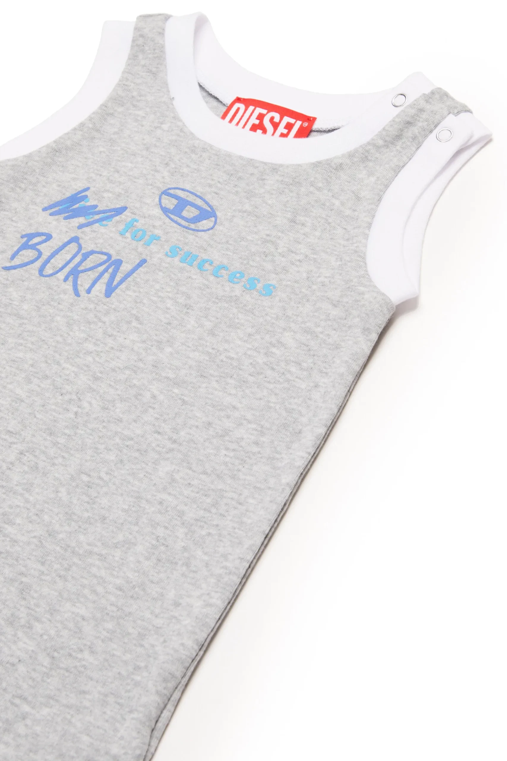 DIESEL Tuta smanicata con grafica Born for Success | Neonato (0-12M)