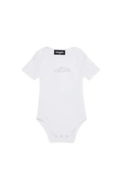 DSQUARED2 Tutina a costine con logo Icon New Generation | Bambino Logomania | Logomania