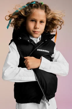 DSQUARED2 Vest imbottito con logo | Bambino Giacche E Cappotti | Giacche E Cappotti