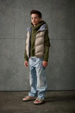 DSQUARED2 Vest imbottito reversibile con logo DSQ2 | Bambino Giacche E Cappotti | Logomania